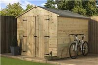 Empire 9500 Premier Apex Garden Shed Wooden 8X8 8ft x 8ft SHIPLAP TONGUE & GROOV