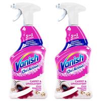 2 x Vanish Gold Oxi Action Carpet Cleaner & Odour Stain Remover Spray 500ml