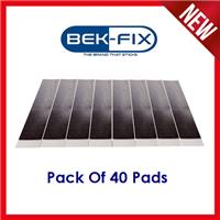 DOUBLE SIDED NUMBER PLATE STICKY PADS SELF ADHESIVE WEATHERPROOF FIXING KIT x 40