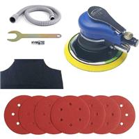 212525 Air Random Orbital Palm Sander 150mm 6 Dual Action Free P&P