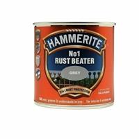 Hammerite No.1 Rust Beater Metal Paint Quick Drying Grey 250ml