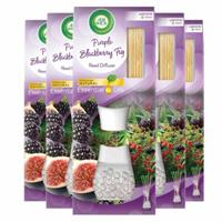 5 x Air Wick Purple Blackberry Fig 33ml Reed Diffuser Natural Essential Oils