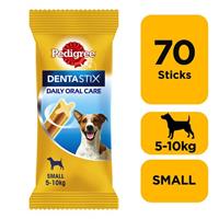 70 Pedigree Dentastix Daily Adult Small Dog Treats 70 Dental Sticks Dog Chews