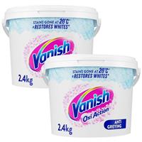 Vanish Gold Oxi Action Stain Remover Whitening Booster Powder For Whites 4.8kg