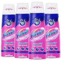 4 x Vanish PowerGel Pre Treat Stain Remover 200ml Pre-Wash Gel Colours & Whites