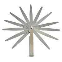 13 Blade Feeler Gauge 0.05 /1.0mm Spark Plug Gap Metric Measuring Tool