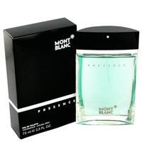 Mont Blanc Presence Eau De Toilette 75ml Spray EDT For Him Mens