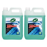 Turtle Wax Zip Super Concentrated Car Wash Shampoo & Wax Cleaning 2 x 5 Litre