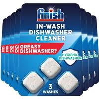8 x Finish In-wash Dishwasher Cleaner Clean Hidden Grease & Grime 1.89oz