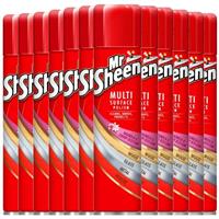 12 x Mr Sheen Multi-Surface Magnolia & Cherry Blossom Polish Spray 250ml