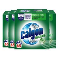 4 x Calgon Hygiene Plus Washing Machine Water Softener 65 Tablets Total 260