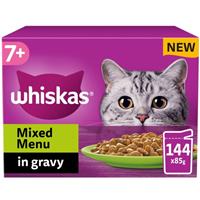 Whiskas Senior 7+ Mixed Menu Pouches in Gravy 12 x 85g