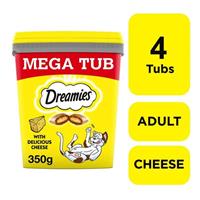 Dreamies Mega Pack Cheese Adult Cat Treat 350g - 350g - 402900