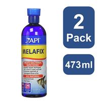 2 x 473ml API Melafix Antibacterial Liquid Remedy for Treating Fish Infections