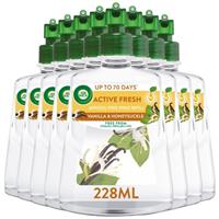 8 x Air Wick Sweet Vanilla & Shea Butter Aerosol-Free Automatic Spray Refill 228
