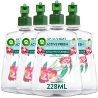 8 x Air Wick Eucalyptus & Freesia Aerosol-Free Automatic Spray Refill 228ml
