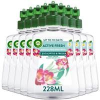8 x Air Wick Eucalyptus & Freesia Aerosol-Free Automatic Spray Refill 228ml