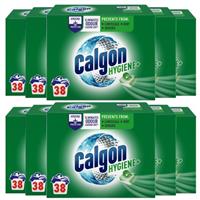 10 x Calgon Hygiene Plus Washing Machine Water Softener 38 Tablets Total 380