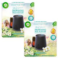 2 x Air Wick Morning Meadow Essential Mist Freshener Kit Stacey Solomon 20ml