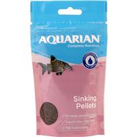 284g Aquarian Sinking Pellets Complete Nutrition Bottom Feeder Fish Food