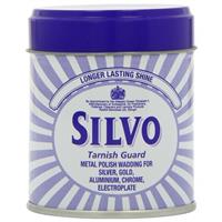 Silvo Tarnish Guard Metal Polish Wadding for Silver Gold Aluminium Chrome 75g