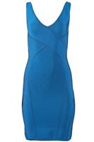 HERVE L LEROUX STRETCH KNIT MINI DRESS FR 40 UK 12 - S Regular