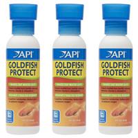 API Goldfish Protect Medication 118ml (3-Pack) Aquarium Care Product | Aquariu
