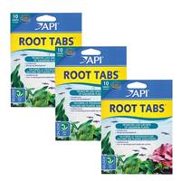 API Root Tabs Freshwater Plant Fertilizer Tablets Pack of 10 (3-Pack) Aquarium