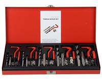 131Pcs HSS Thread Repair Kit Drill Helicoil Metric Set Heli Coil Tap Insert Case