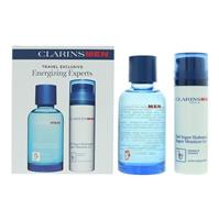 Clarins Men Energizing Experts Gift Set Aftershave Energizer + SuperMoisture Gel
