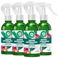 4 x Air Wick Rainy Eucalyptus & Freesia Air Freshener Spray 237ml