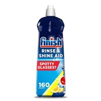 Finish Dishwasher Rinse Aid & Shine Lemon 800ml Drier Glasses & Spot Prevention