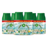 6 x Air Wick Freshmatic Air Freshener Refill Fresh Spring Oasis 250ml