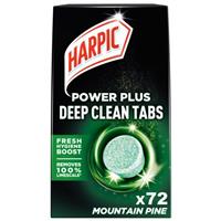 72 x Harpic Power Plus Deep Cleaning Toilet Tablets Mountain Pine Bulk Buy Tabs