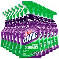 12 x Cillit Bang Professional Range Degreaser & Dirt Remover Spray Cleaner 1L