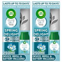 2 x Air Wick Spring Delight Freshmatic Kit Air Freshener 250ml