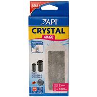 API Crystal 40/60 Media 2-Pack Filter Cartridges for SuperClean 40/60 Rena Aqu