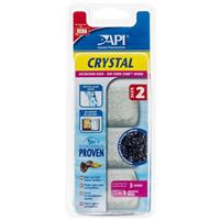 API Crystal Filter Media Cartridges Size 2 SuperClean 60/90 (3-Pack) Aquarium