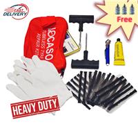 Emergency Tubeless Tyre Puncture Repair Kit Car Van Motorbike Flat Tire Fix Tool