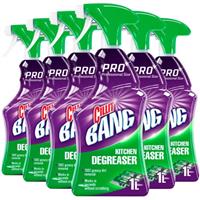 6 x Cillit Bang Professional Range Degreaser & Dirt Remover Spray Cleaner 1L