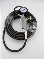 Tyre Inflator Flexible Hose, Air line, 15m, for HGV with Pressure Gauge Gun