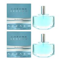 Azzaro Chrome Legend Eau de Toilette 40ml Spray For Him - NEW. Men's EDT X 2 - 40 ml Regular Size