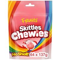 Skittles Fruits Sweet 137g NoShell! Bag of Favors New UK