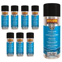 Hycote XUK0271 Satin Black  400ml x 6