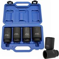 US PRO Hub Nut Deep Impact Socket 30mm 32mm 34mm 36mm 4Pc 1/2 Socket 12 pt 3686