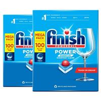 Finish Power Essential Dishwasher Tablets | Regular | 200 Tabs
