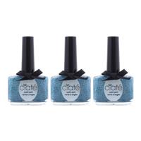 Ciate Roller Coaster Paint Pots 13.5ml Nail Polish Blue Glitter New x 3