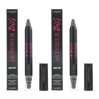 Lancome Monsieur Big Brow Crayon 02 Chestnut Brow Crayon 1.5g X 2