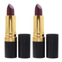 Revlon Super Lustrous Sheer 850 Plum Velour Lipstick 3.7g x 2