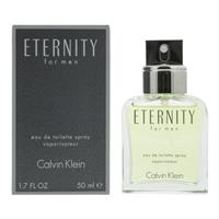 Calvin Klein Eternity For Men Eau de Toilette 50ml Spray - NEW. EDT For Men CK